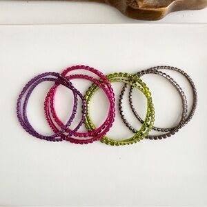 Zara Multicolor Beaded Bracelet Set